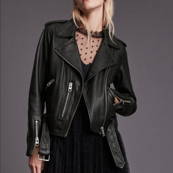 All Saints Jackets & Blazers - All saints Balfern leather jacket